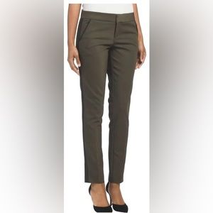 Ecru Olive Ankle Pants